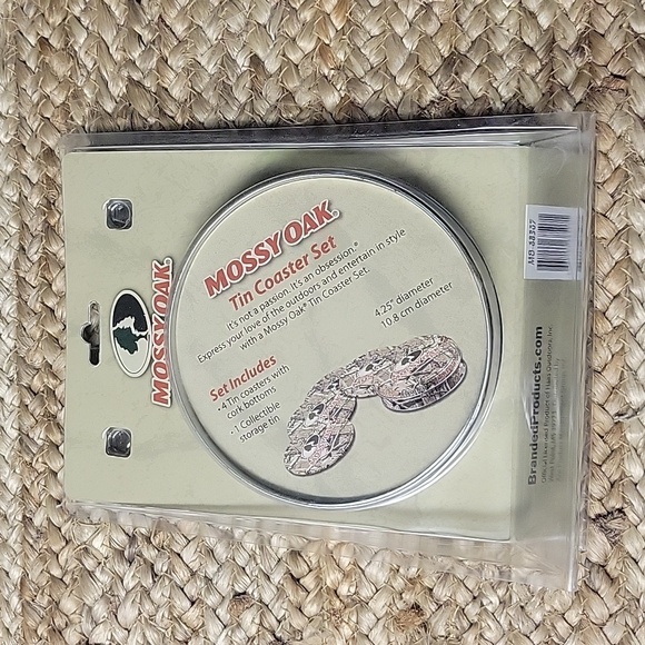 Mossy Oak Tin Coaster Set - Picture 2 of 2